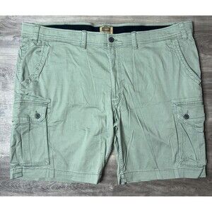 Mens Foundry Comfort Stretch Size 54 Green Cargo Shorts Spandex Plus Size
